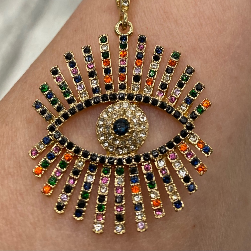 Evil Eye fashion necklace